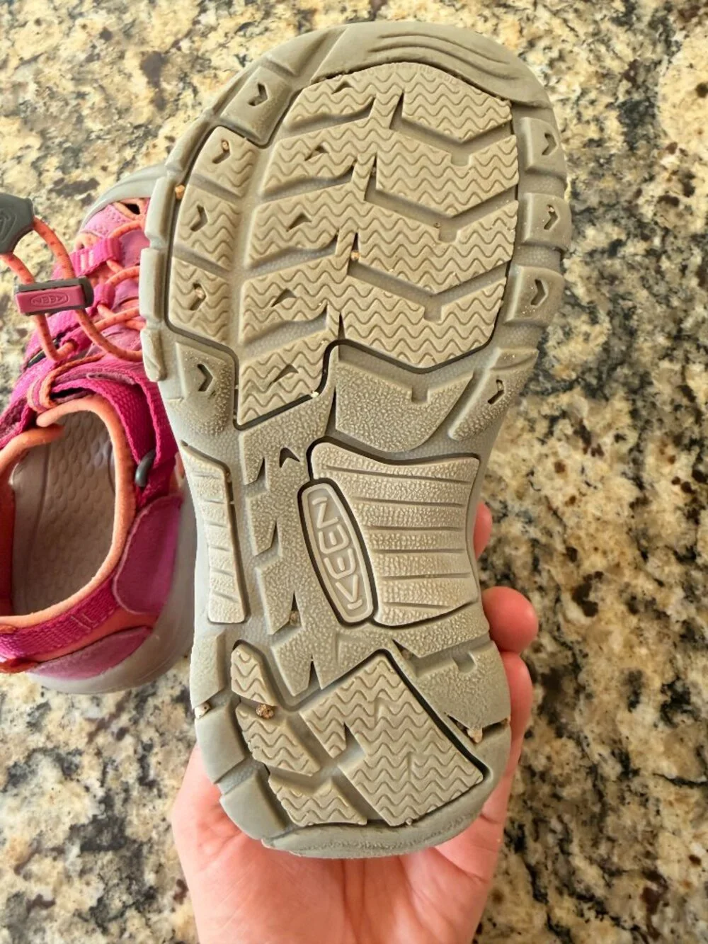 KEEN Kids Pink Coral Closed Toe Sport Water Sandals Size 12